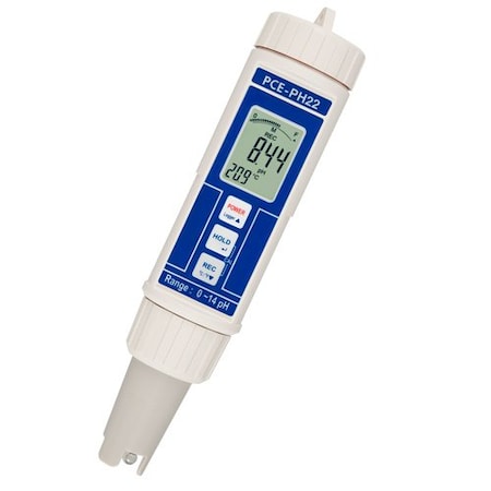 Pce Instruments Swimming Pool pH Meter, 0.00 to 14.00 pH Measuring Range PCE-PH 22